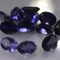 iolite loose Stone 1 Pieces 5 x 7 mm Oval Blue faceted Gemstone