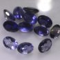iolite loose Stone 1 Pieces 5 x 7 mm Oval Blue faceted Gemstone