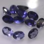 iolite loose Stone 1 Pieces 5 x 7 mm Oval Blue faceted Gemstone
