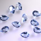 synthetic cubic zirconia Tanzanite cz loose Stone 1 Pieces 7 x 10 mm Pear Blue
