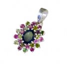 Riyo Tourmaline Silver Fashion Jewellery Lion Pendants L 1in Sptou-84006
