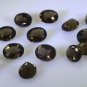 Smoky Quartz loose Stone 1 Pieces 7 x 8 mm Oval Brown faceted Gemstone