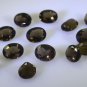 Smoky Quartz loose Stone 1 Pieces 7 x 8 mm Oval Brown faceted Gemstone