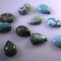 Turquoise loose Stone 1 Pieces 5 x 7 mm Pear multi cabochon Gemstone