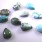 Turquoise loose Stone 1 Pieces 5 x 7 mm Pear multi cabochon Gemstone