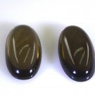 Smoky Quartz loose Stone 1 Pieces 14 x 26 mm Oval Brown cabochon Gemstone