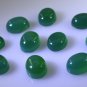 Green onyx loose Stone 1 Pieces 8 x 10 mm Oval Green cabochon Gemstone