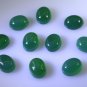 Green onyx loose Stone 1 Pieces 8 x 10 mm Oval Green cabochon Gemstone