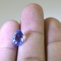 synthetic cubic zirconia Blue shappire cz loose gemstones 1 Pieces 7 x 10 mm Pea