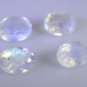Rainbow Moonstone loose Stone 1 Pieces 6 x 6 mm Oval Multi faceted Gemstone