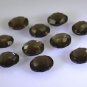 Smoky Quartz loose Stone 1 Pieces 10 x 10 mm Round Brown faceted Gemstone