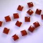 Red onyx loose Stone 1 Pieces 5 x 5 mm Princess Red cabochon Gemstone