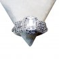 Riyo White High Quality Silver Jewelry Silver Ring Sz 6 Srwhcz6-1