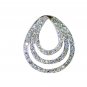 Riyo White Silver Jewellery For Women Strand Pendant L 1.5in Spwhcz-110025