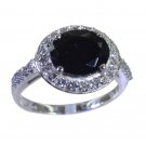 Riyo Black 925 sterling silver Black Oynx Ring hunky  handmade jewelry SRBON75-6