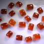Red onyx loose Stone 1 Pieces 8 x 10 mm Princess Red cabochon Gemstone