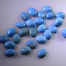 Turquoise  manmade loose Stone 1 Pieces 5 x 7 mm Oval multi cabochon Gemstone
