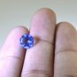 synthetic cubic zirconia Blue shappire cz loose gemstones 1 Pieces 8 x 8 mm Roun