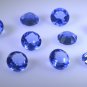 synthetic cubic zirconia Blue shappire cz loose gemstones 1 Pieces 8 x 8 mm Roun