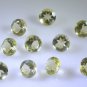 lemon Quartz loose Stone 1 Pieces 8 x 8 mm Round Yellow faceted Gemstone