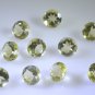 lemon Quartz loose Stone 1 Pieces 8 x 8 mm Round Yellow faceted Gemstone