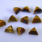 Tiger Eye loose Stone 1 Pieces 6 x 6 mm Trillion Brown cabochon Gemstone