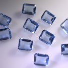 synthetic cubic zirconia Tanzanite cz loose Stone 1 Pieces 8 x 10 mm Emerald cu