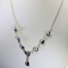 Riyo Labradorite Fashion Jewellery Silver Necklace Set L 16in Snlab-42004