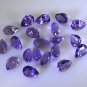Amethyst loose Stone 1 Pieces 7 x 10 mm Pear Purple faceted Gemstone