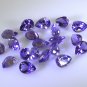 Amethyst loose Stone 1 Pieces 7 x 10 mm Pear Purple faceted Gemstone