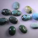 Turquoise loose Stone 1 Pieces 10 x 14 mm Oval multi cabochon Gemstone