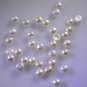 Pearl loose Stone 1 Pieces 9 x 9 mm Round White cabochon Gemstone