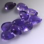 Amethyst loose Stone 1 Pieces 6 x 9 mm Pear Purple cabochon Gemstone