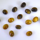 Tiger Eye loose Stone 1 Pieces 5 x 7 mm Oval Brown cabochon Gemstone