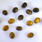 Tiger Eye loose Stone 1 Pieces 5 x 7 mm Oval Brown cabochon Gemstone