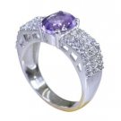 nicestar Silver Fashion Women Jewelry Gems Ring SRTMP7-53