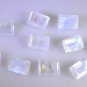 Rainbow Moonstone loose Stone 1 Pieces 5 x 7 mm Emerald cut Multi faceted Gemst