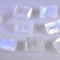 Rainbow Moonstone loose Stone 1 Pieces 5 x 7 mm Emerald cut Multi faceted Gemst