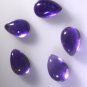 Amethyst loose Stone 1 Pieces 8 x 12 mm Pear Purple cabochon Gemstone