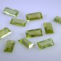 peridote loose Stone 1 Pieces 4 x 8 mm Emerald cut Green faceted Gemstone
