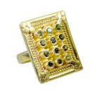 savory Silver Fashion For Her Jewellery Gemstone Ring GPSRTMP-2