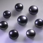 gray pearl loose Stone 1 Pieces 10 x 10 mm Round Gray cabochon Gemstone