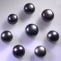gray pearl loose Stone 1 Pieces 10 x 10 mm Round Gray cabochon Gemstone
