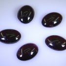 Garnet loose Stone 1 Pieces 14 x 10 mm Oval Red cabochon Gemstone