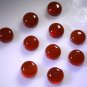 Red onyx loose Stone 1 Pieces 10 x 10 mm Round Red cabochon Gemstone