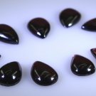 Garnet loose Stone 1 Pieces 8 x 12 mm Pear Red cabochon Gemstone