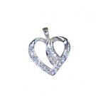 Riyo White Silver Jewellery For Children Snow White Pendants L 1in Spwhcz-110