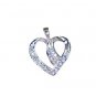 Riyo White Silver Jewellery For Children Snow White Pendants L 1in Spwhcz-110