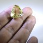 lemon Quartz loose Stone 1 Pieces 18 x 18 mm Trillion Yellow faceted Gemstone