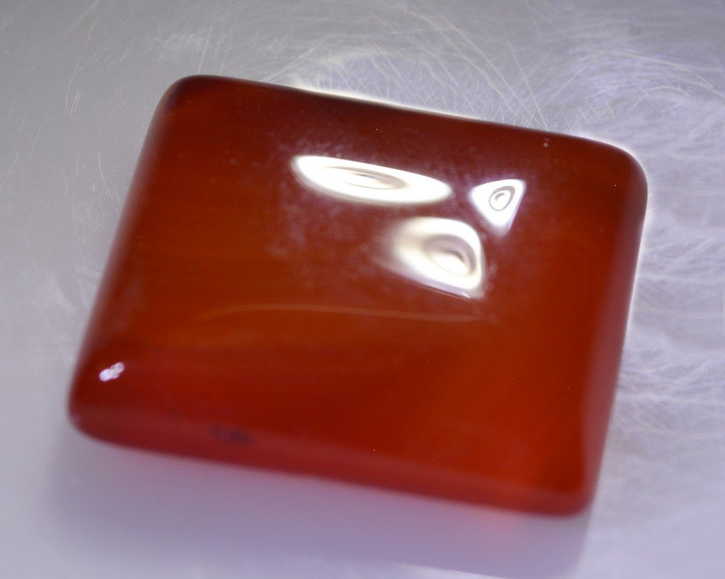 Red onyx loose Stone 1 Pieces 19 x 22 mm Princess Red cabochon Gemstone